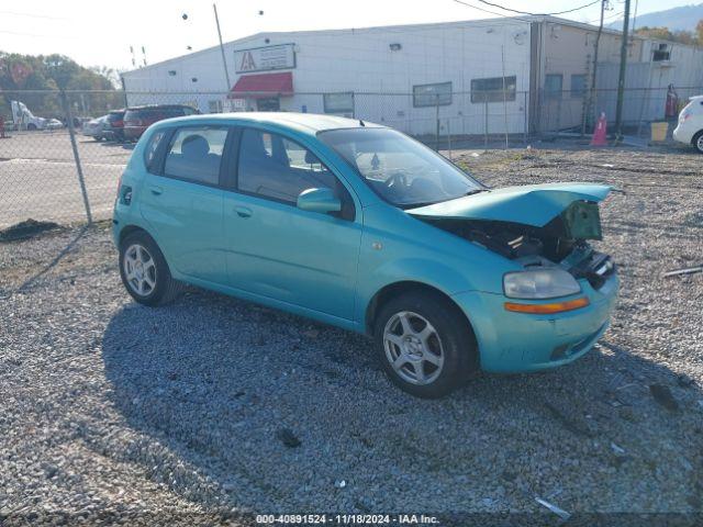  Salvage Chevrolet Aveo