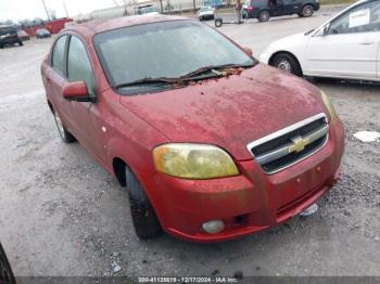  Salvage Chevrolet Aveo