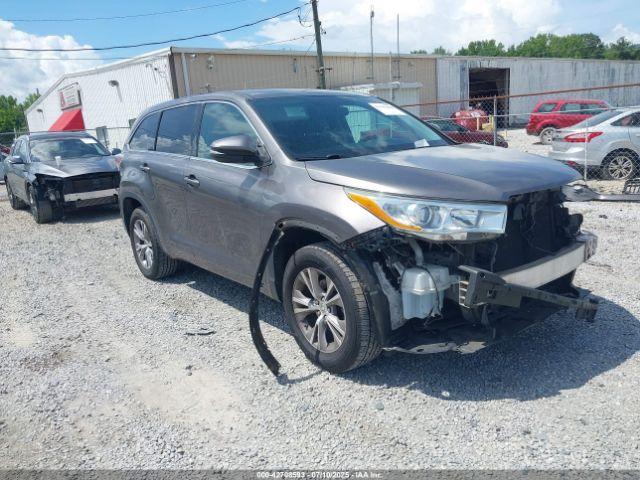  Salvage Toyota Highlander