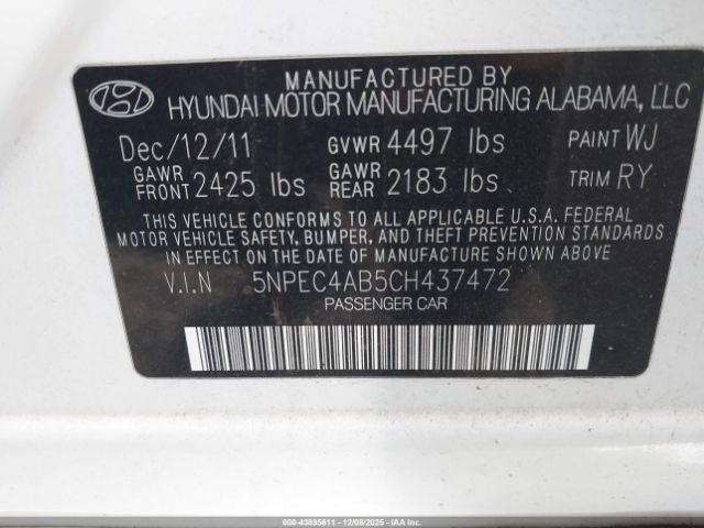 Hyundai SONATA Se 2.0t Image 14