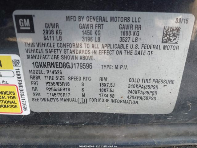 GMC Acadia Sle-1 Image 12