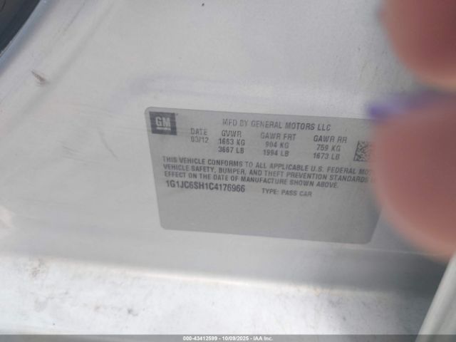 Chevrolet Sonic 2lt Image 15