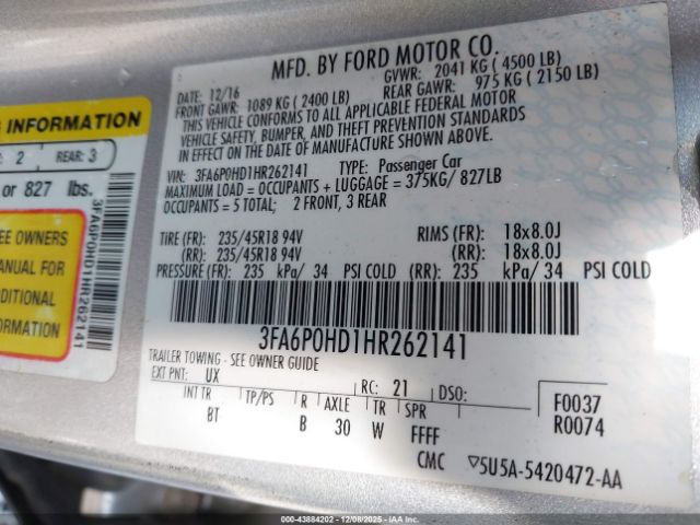 Ford Fusion Se Image 7