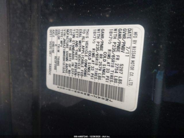 Nissan Murano Sv Image 9